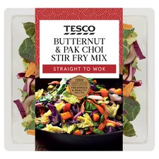 Tesco Butternut And Pak Choi Stir Fry 280G