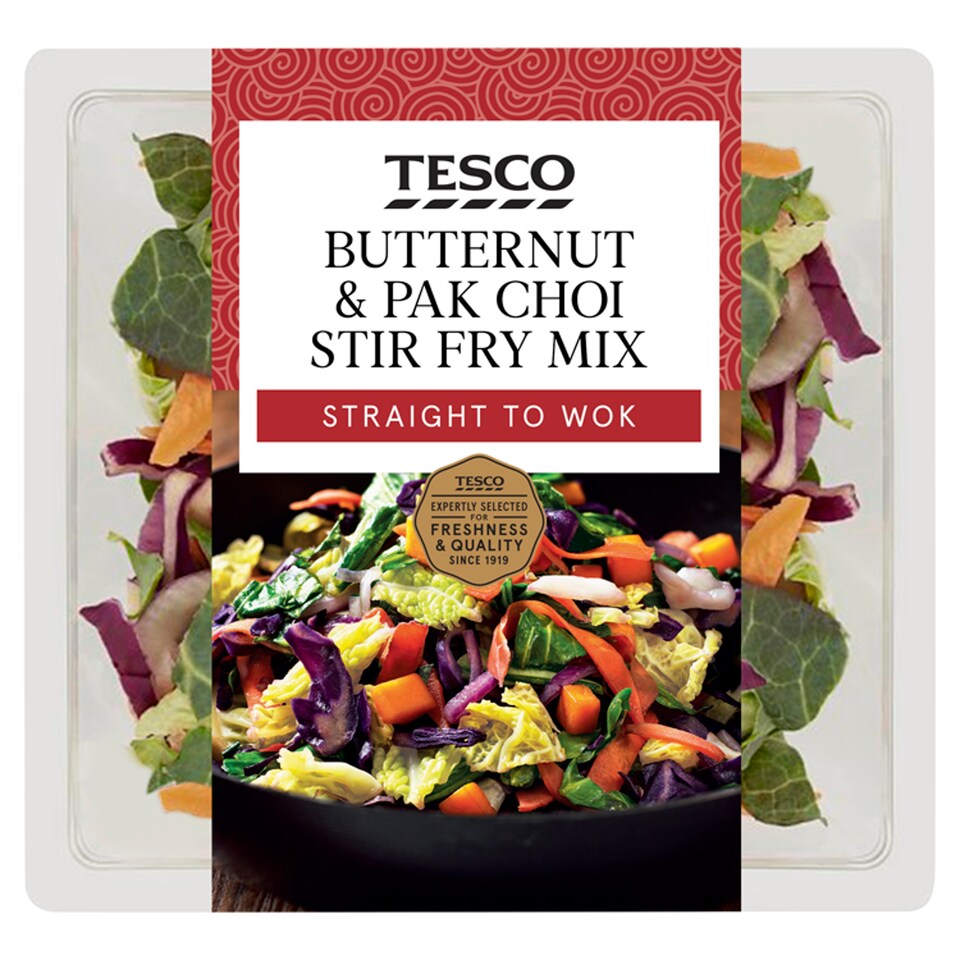 Tesco Butternut And Pak Choi Stir Fry 280G