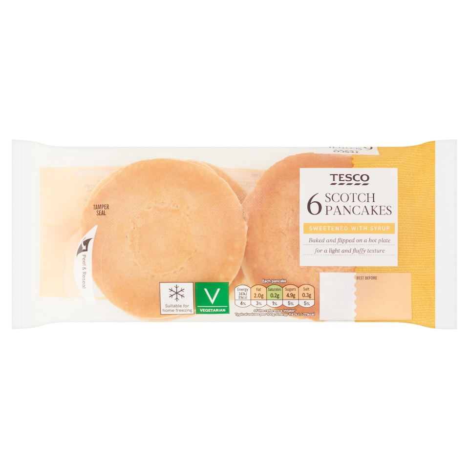 Tesco Scotch Pancakes 6 pack