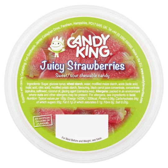 Candyking Favourite Juicy Strawberry 144G Tesco Groceries