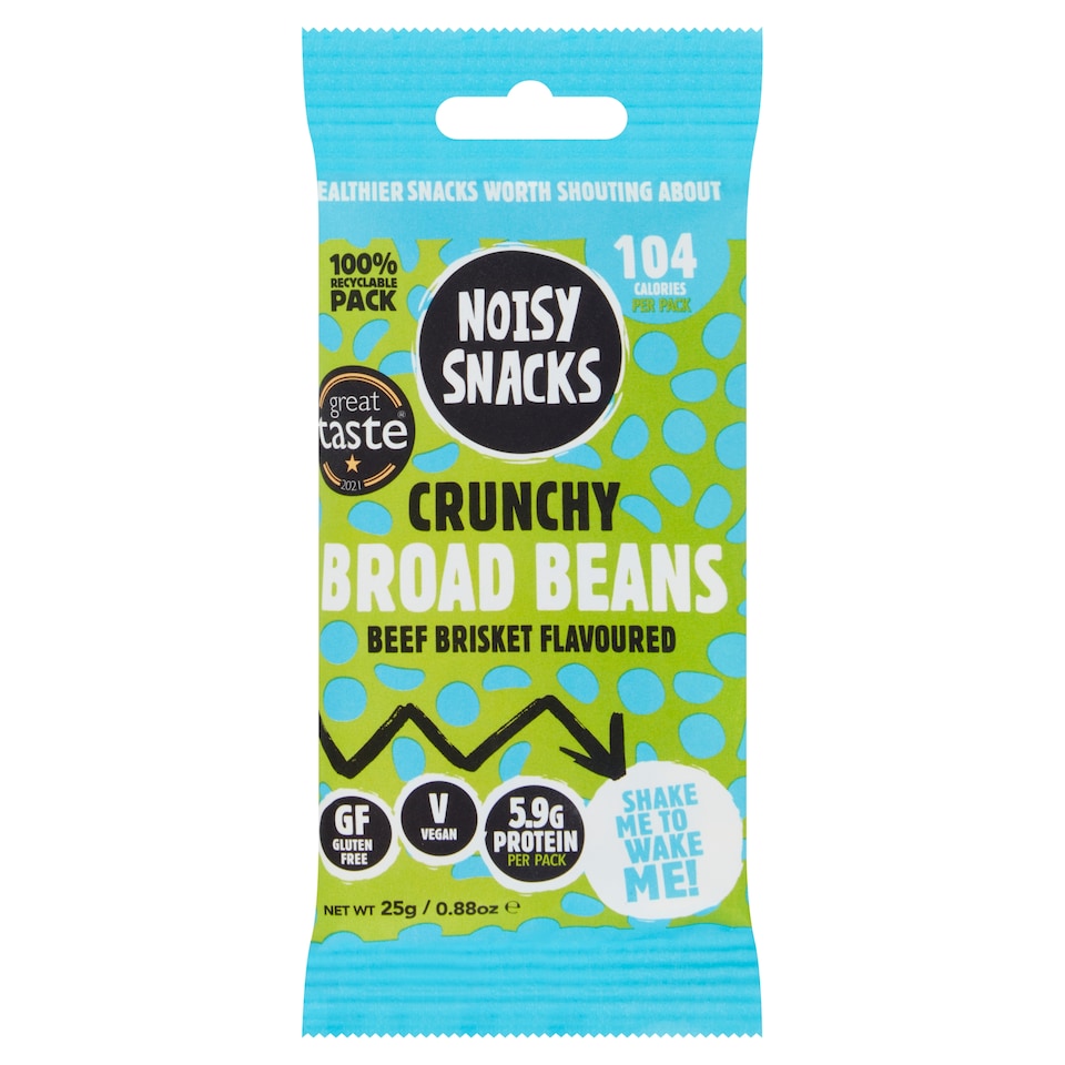 Noisy Snacks Broad Beans Beef Brisket 25G