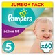 image 1 of Pampers Active Fit Size 5 Jumbo+ Pack 60 Nappies