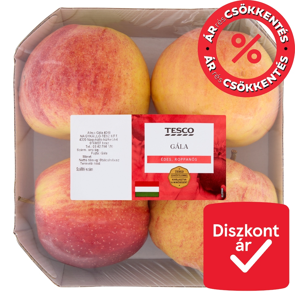 Tesco Gála alma 4 db