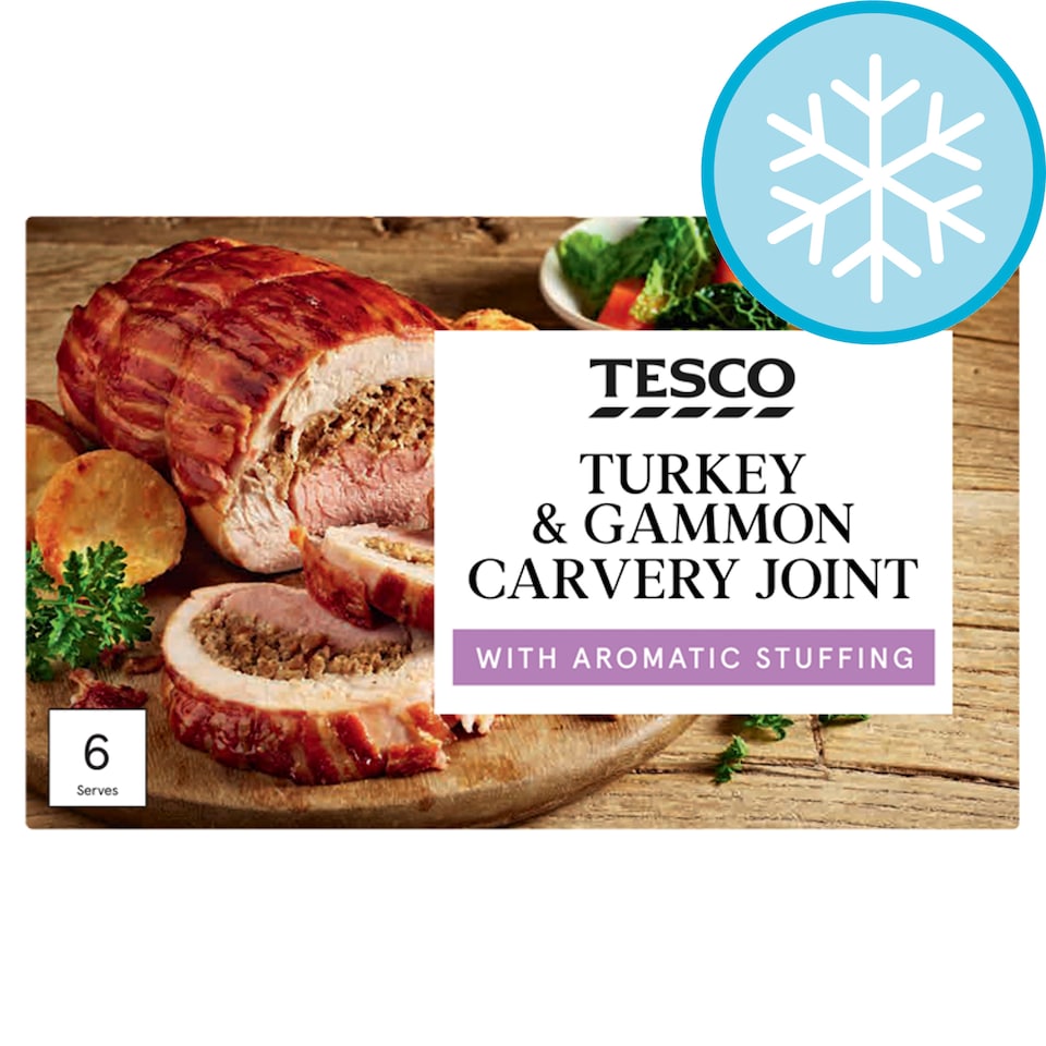 Tesco Frozen Turkey & Gammon Carvery Joint 1.05Kg