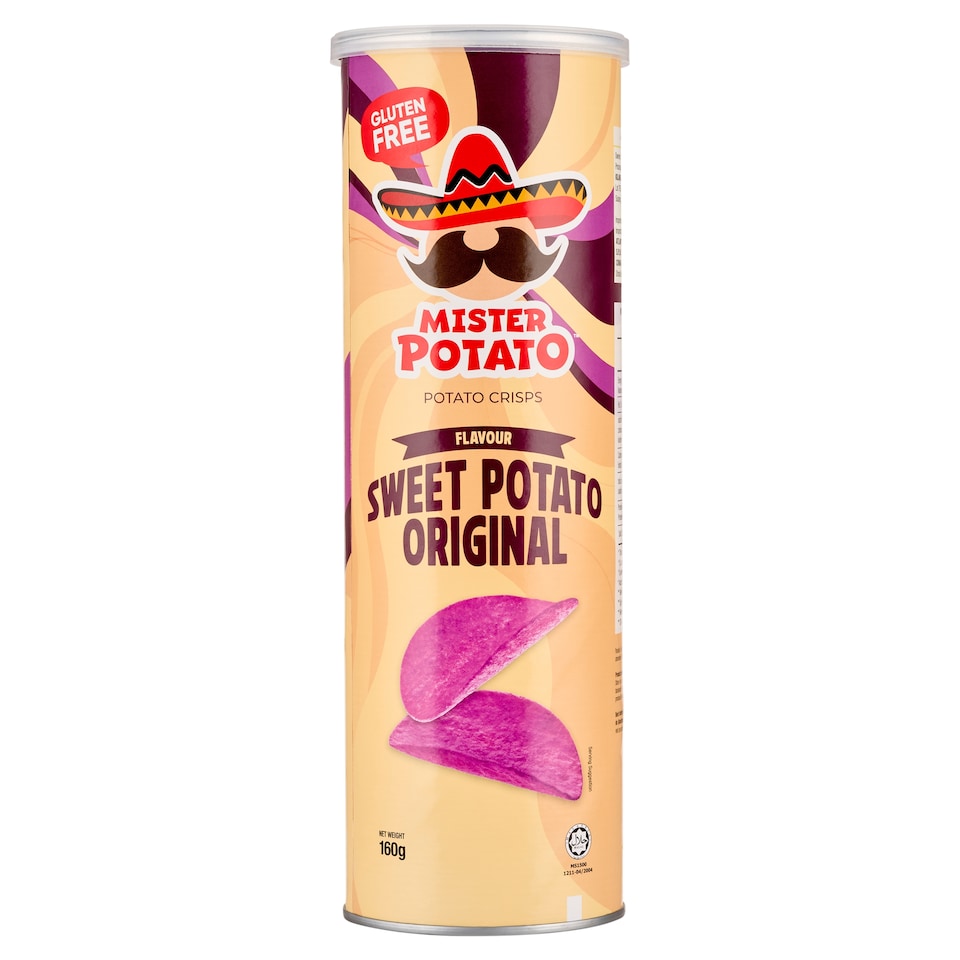 Mister Potato édesburgonya ízesítésű sós snack 160 g