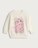 image 4 of Disney Cotton Rich Rapunzel Print Sweatshirt in Multi Pink