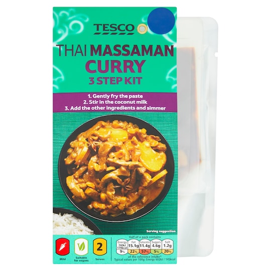 Tesco Massaman Curry Meal Kit 244G Tesco Groceries