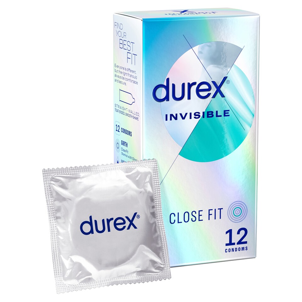 image 1 of Durex Invisible Extra Thin Sensitive 12 Pack