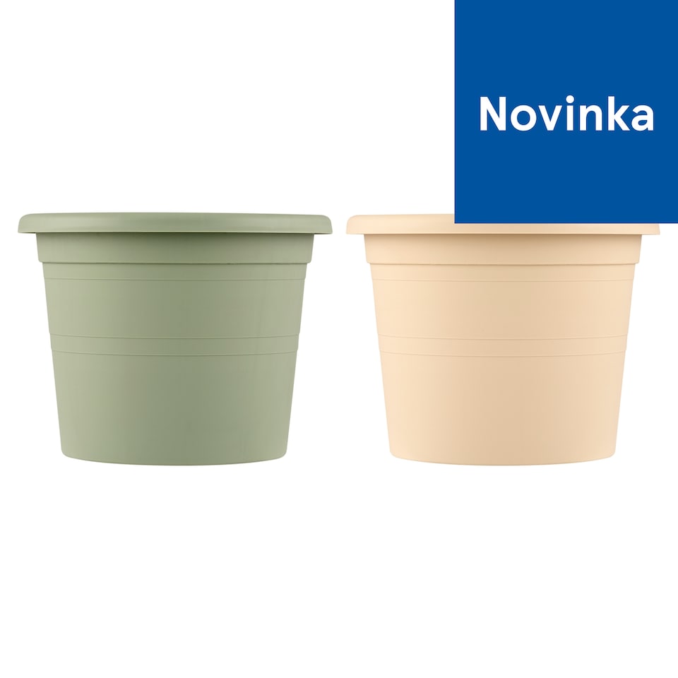 Sakura Modern kvetináč plastový matný 14 cm