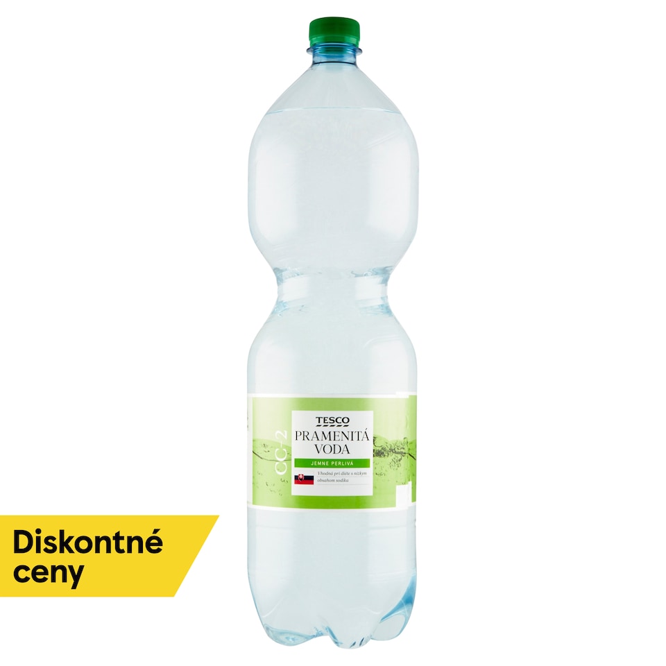 Tesco Spring Water Lightly Sparkling 2 L