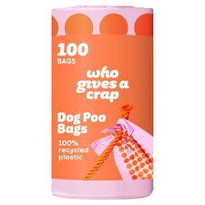 Who Gives A Crap Super Strong 100 Dog Poo Bags