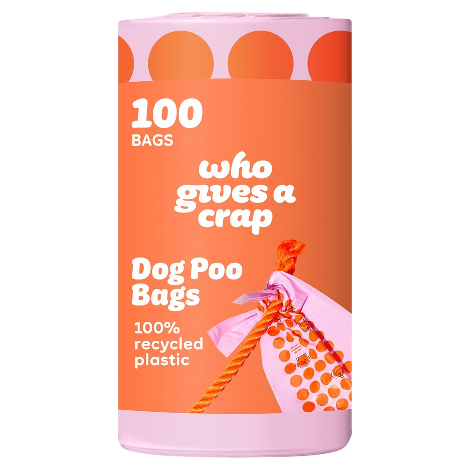 image 1 of Who Gives A Crap Super Strong 100 Dog Poo Bags