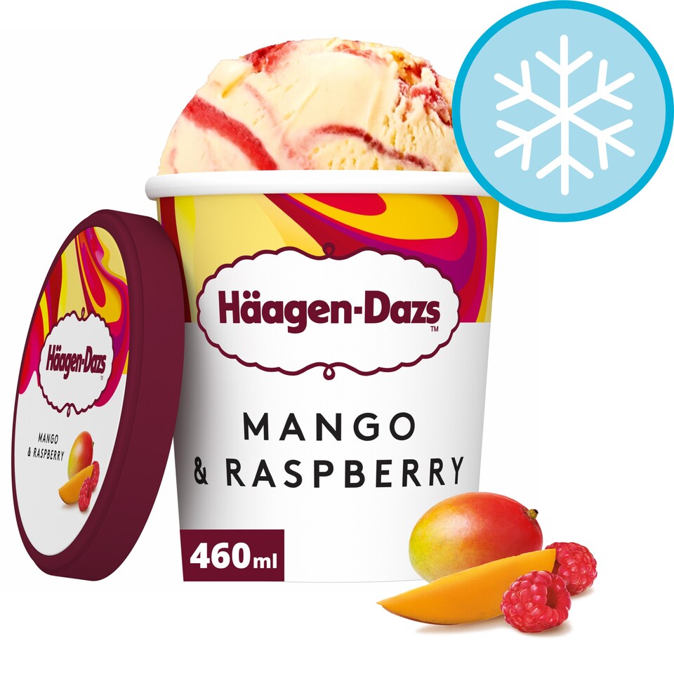 image 1 of Haagen-Dazs Mango & Raspberry Ice Cream 460Ml