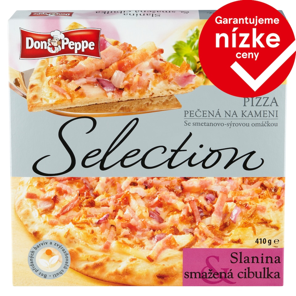 obrázok 1 z Don Peppe Selection Pizza slanina & opražená cibuľka 410 g