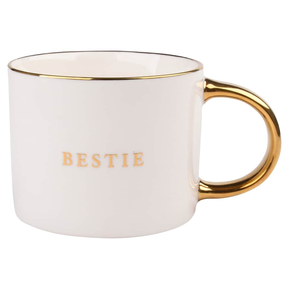 F&F Home Gold Bestie Print Mug 