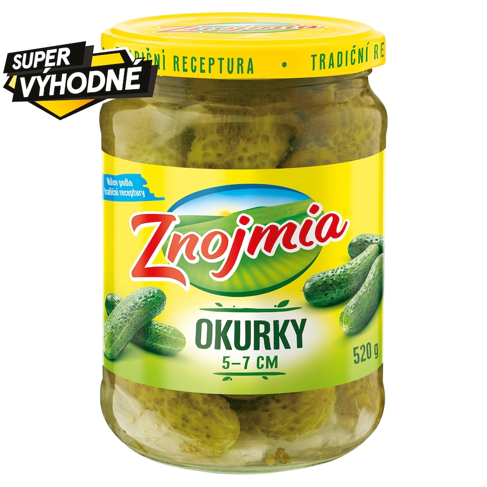Znojmia Cucumbers 5-7 cm 520g
