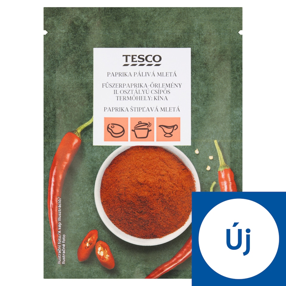 Tesco II. Class Hot Paprika Grist 20 g