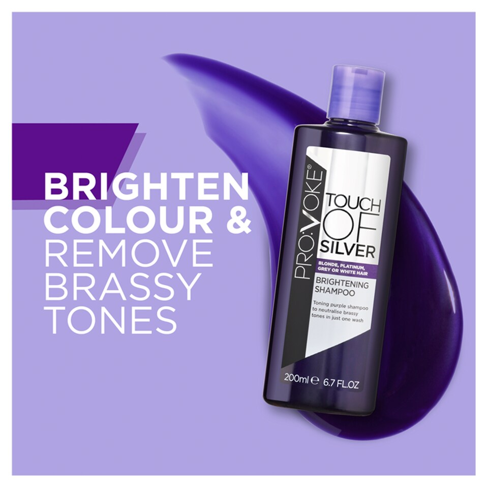 image 1 of Provoke Touch of Silver Intensive Brightening The Original Purple Shampoo 200ml
