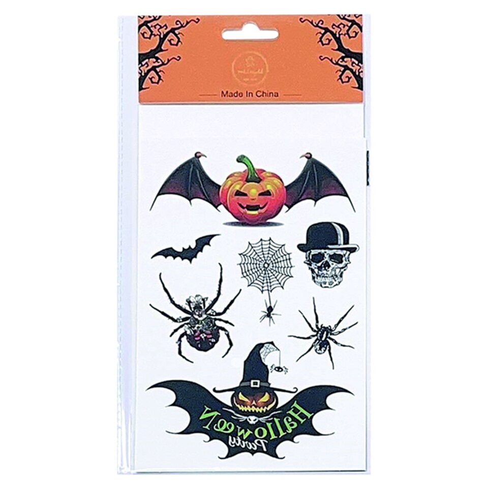 image 1 of Halloween Tattoo 12 cm x 19 cm
