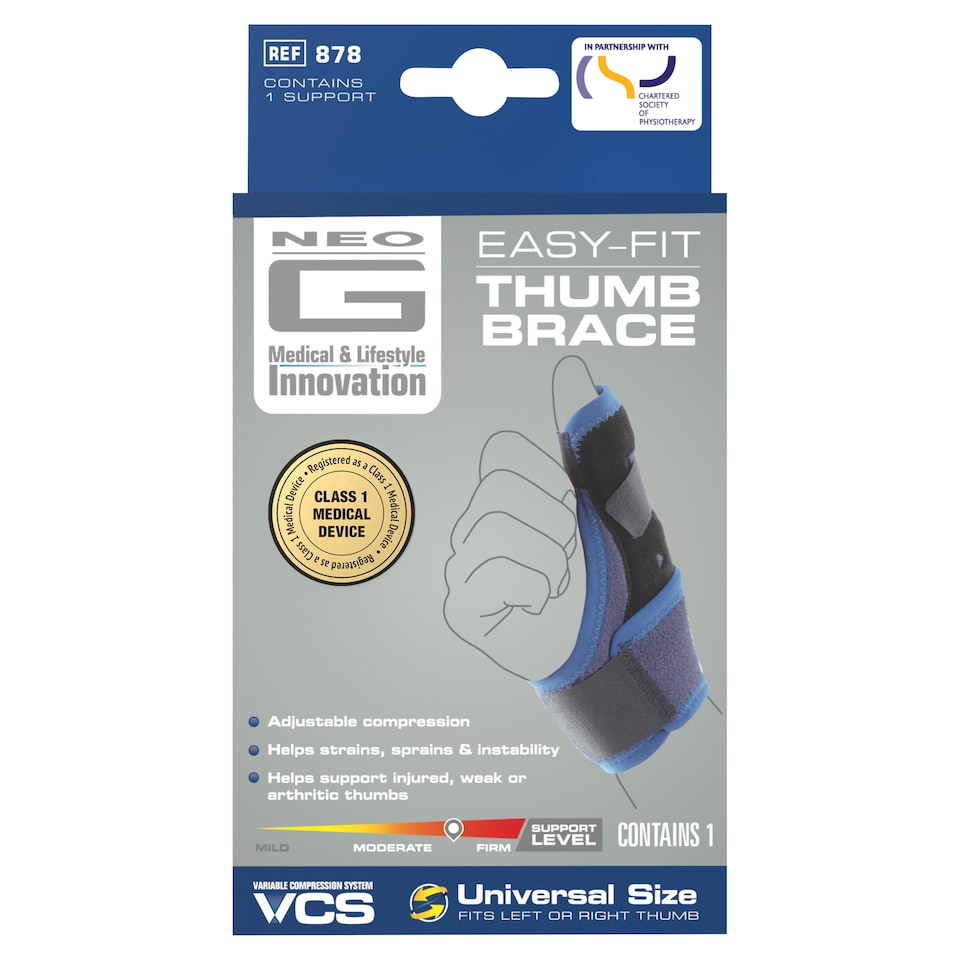 Neo G Easy-fit Thumb Brace One Size