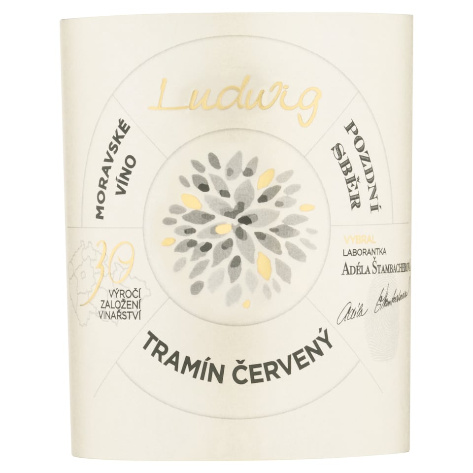 image 1 of Ludwig Red Traminer Quality Wine with Attribute Late Harvest Semi-Dry 0.75L
