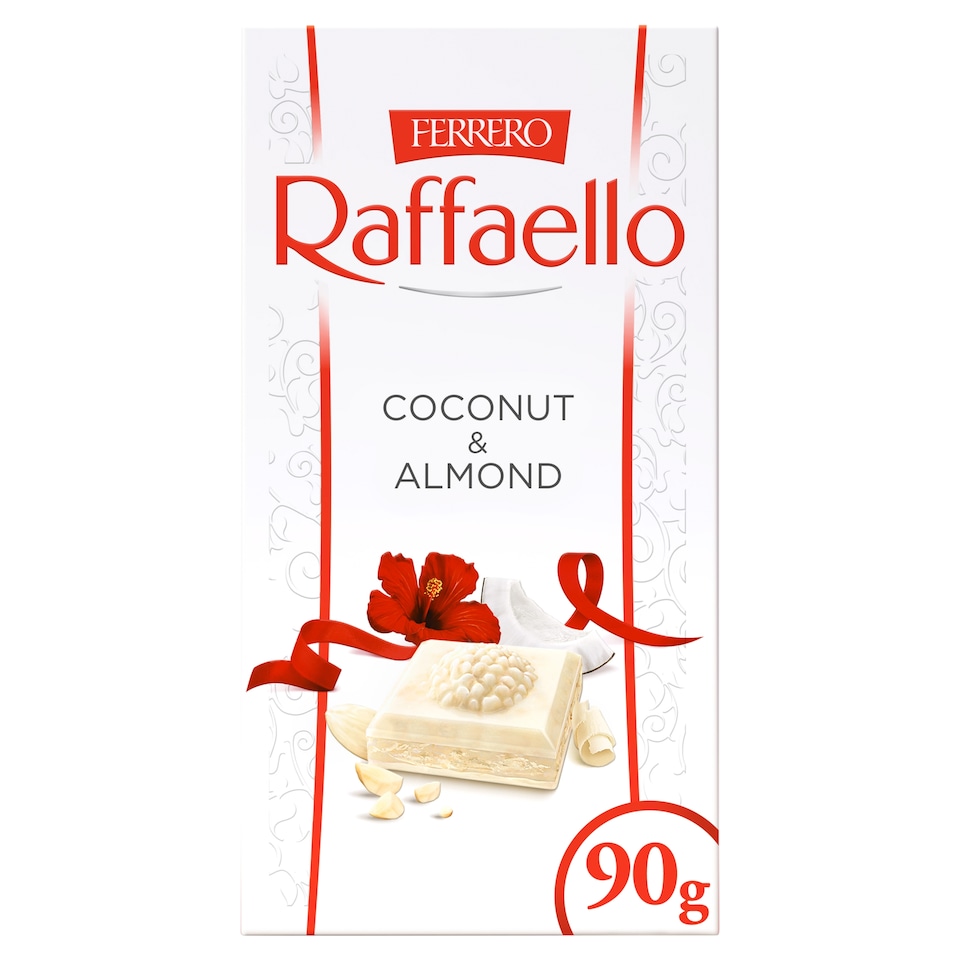 image 1 of Ferrero Raffaello White Chocolate Bar 90g