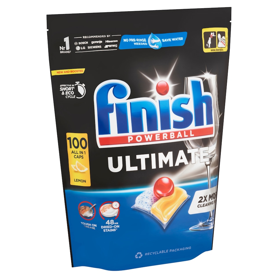 Finish Powerball Ultimate Citrom mosogatógép kapszula 100 db 1290 g