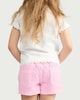 image 3 of F&F Girls Pure Cotton Denim Shorts in Pink
