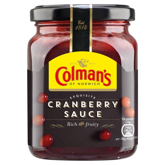 Colmans Sauce Jar Cranberry 265G