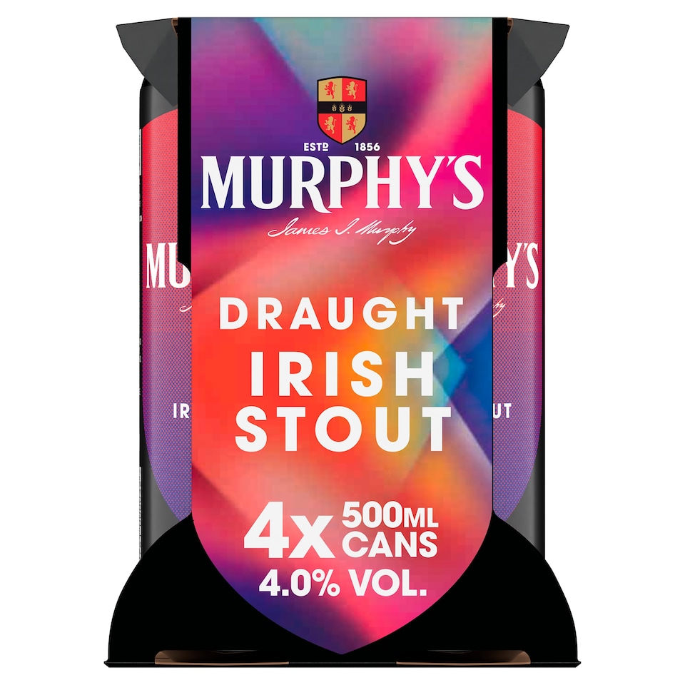 Murphys Draught Irish Stout 4 X 500Ml
