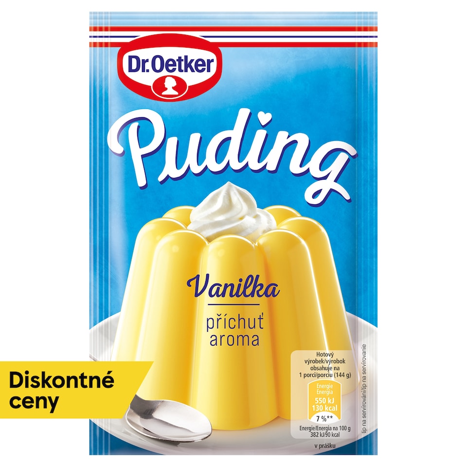 Dr. Oetker Puding vanilková aróma 38 g