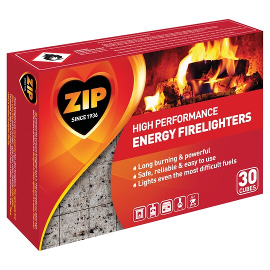 Zip Firelighters Pack 30 Tesco Groceries