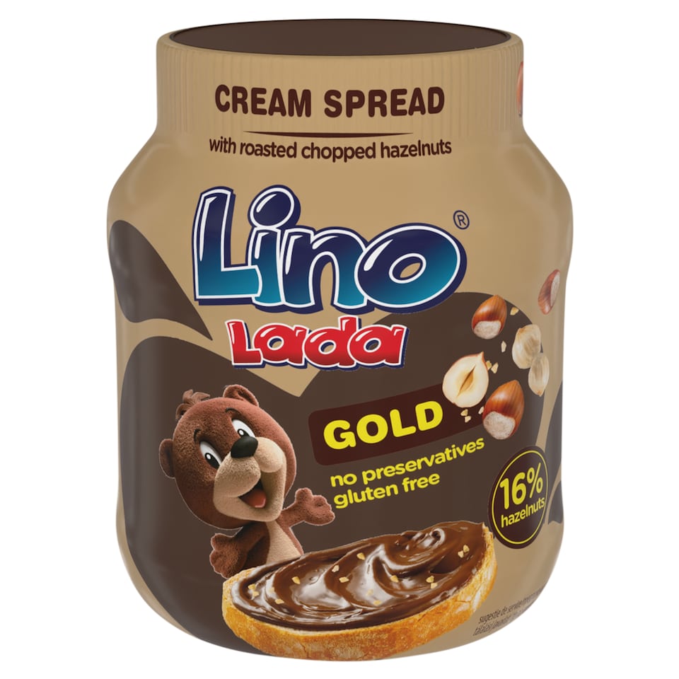 Lino Lada Hazelnut Spread with Pieces of Hazelnuts 350 g