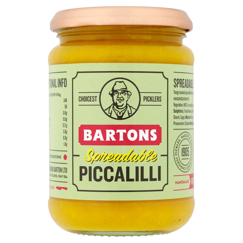 Bartons Spreadable Piccalilli 340G