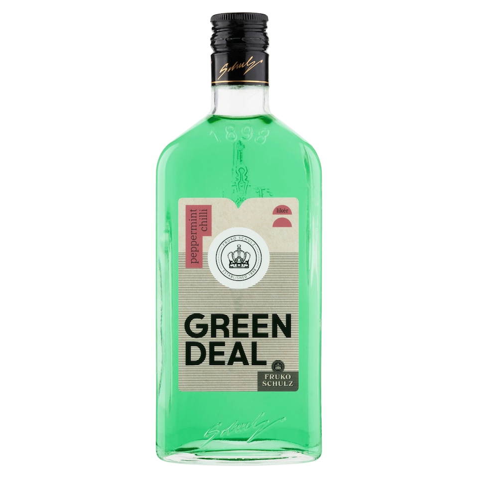 Fruko Schulz Green Deal peprmintový likér s přídavkem chilli 0,5l