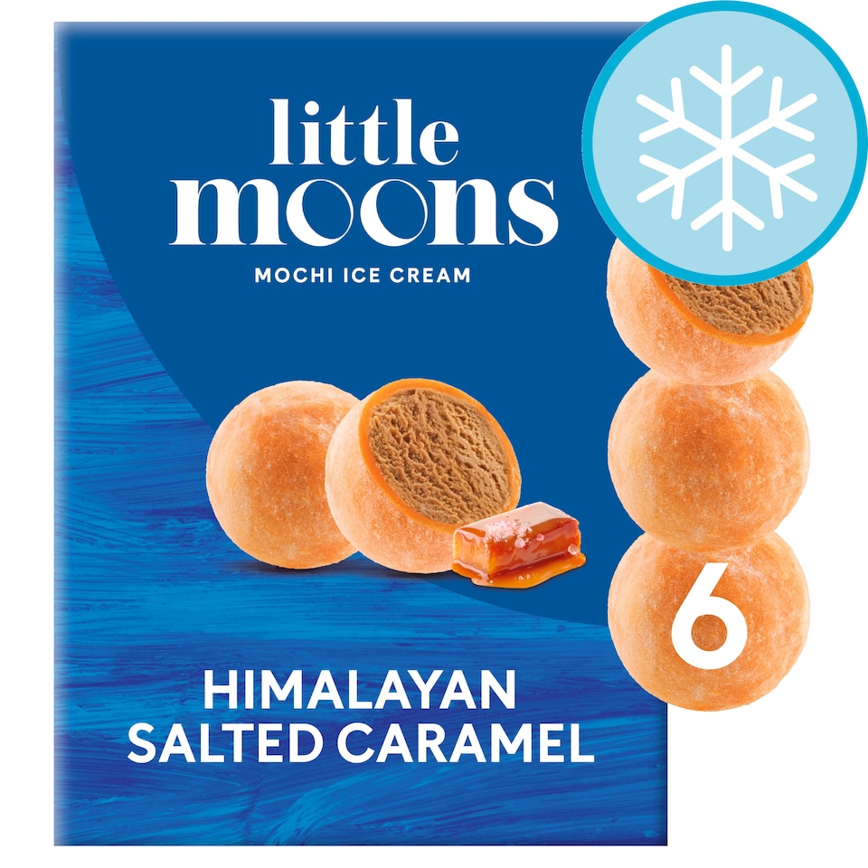 image 1 of Little Moons Himalayan Salted Caramel Mochi Ice Cream 6x32g