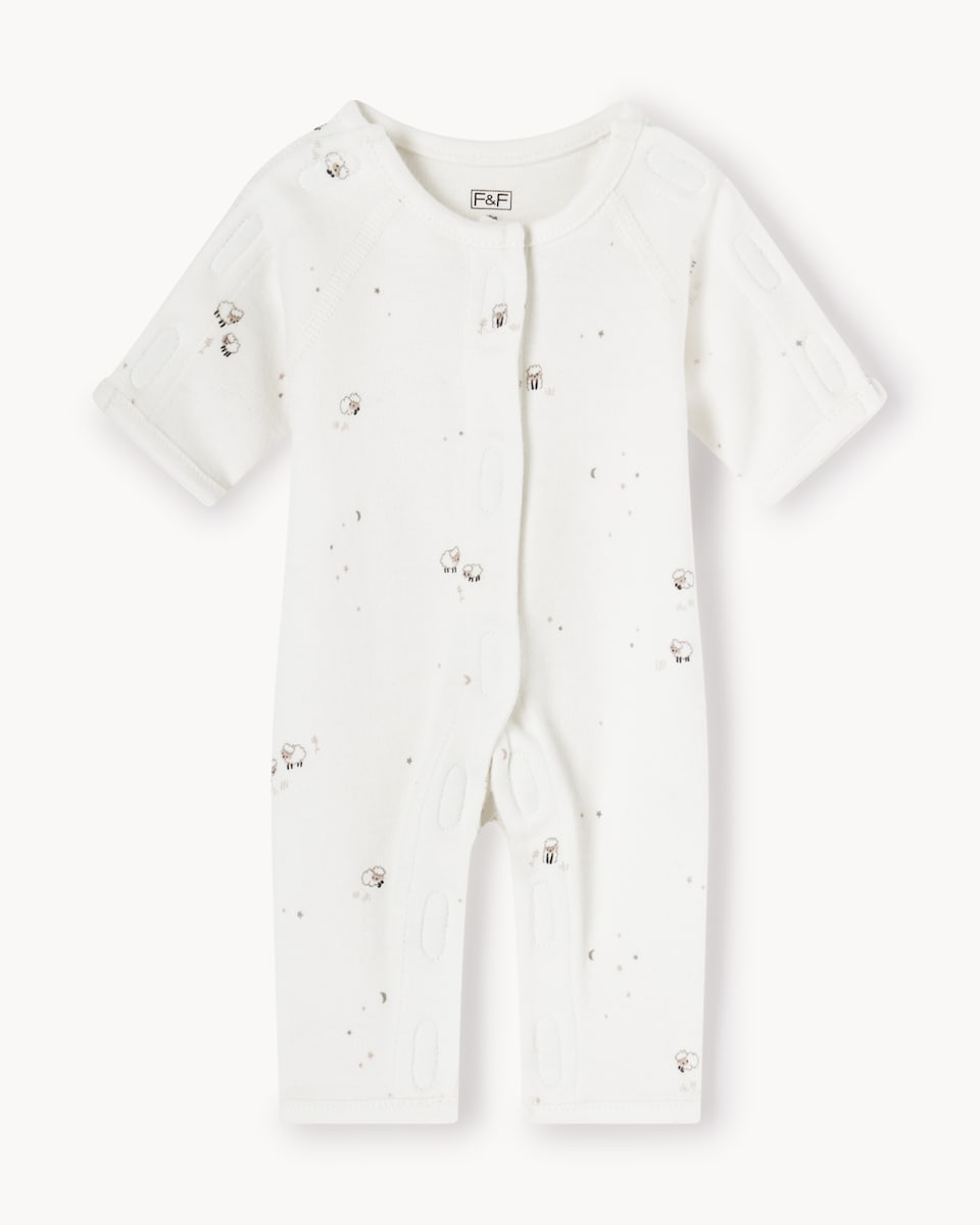 image 1 of F&F Baby 5-Piece Premature Pure Cotton Sheep Set in White