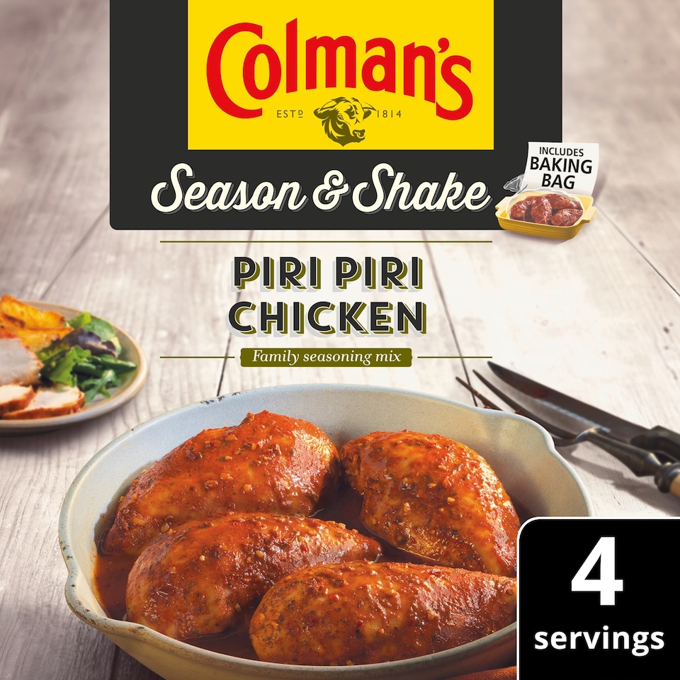 image 1 of Colman’s Season & Shake Piri Piri Chicken Seasoning Mix 29G