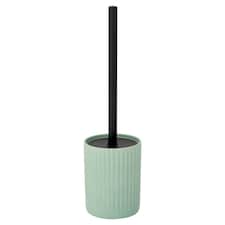 F&F Home Green Ribbed Ceramic Toilet Brush