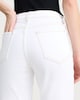 image 3 of F&F High Rise Slim Ankle Grazer Jeans in Ecru