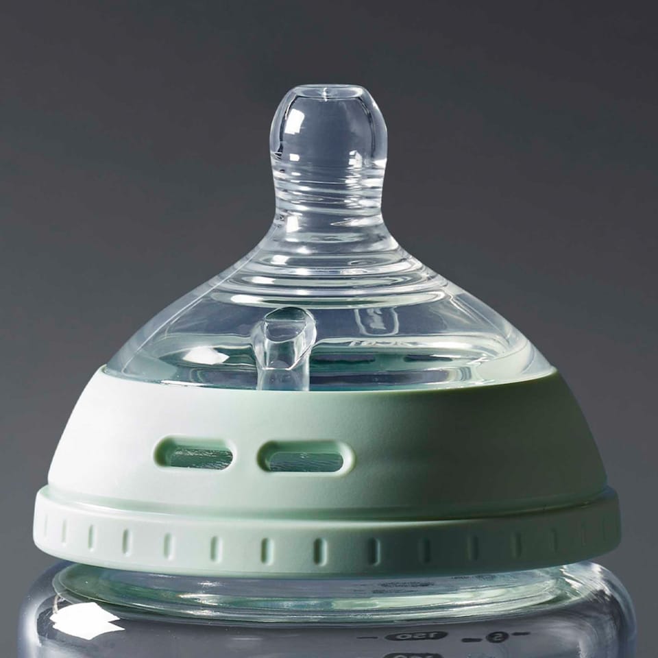 image 1 of Tommee Tippee Natural Start Baby Bottles, Glass, 250ml, 0m+, Pack of 1
