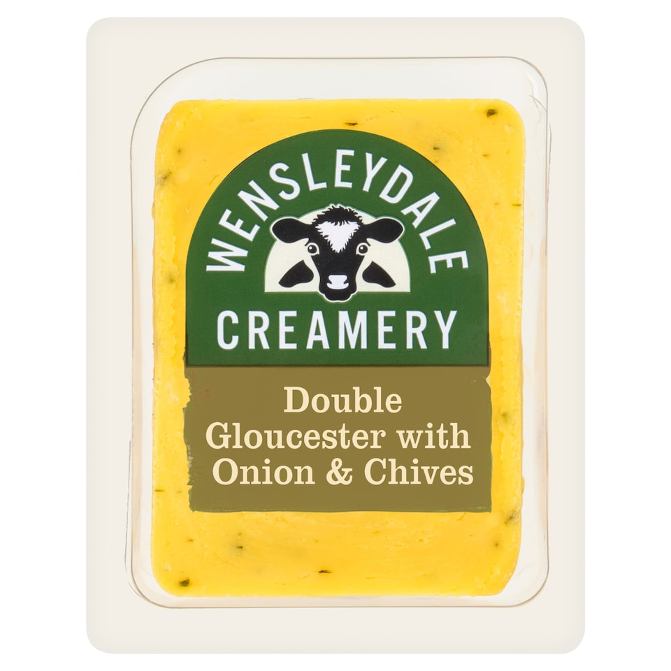Wensleydale Double Glsctr Onion & Chive 180G