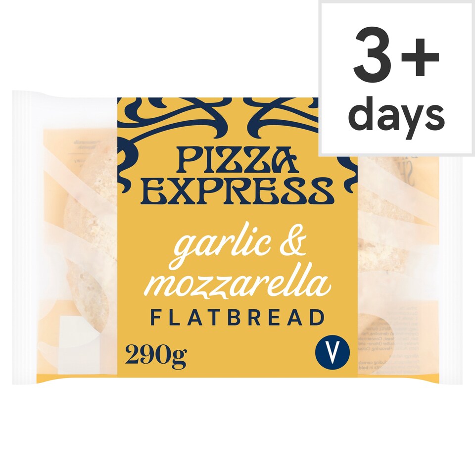 image 1 of Pizza Express Garlic & Mozzarella Flatbread 290G