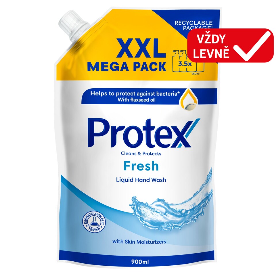 Obrázek 1 pro produkt Tekuté mýdlo Protex Fresh - náhr. náplň - 900 ml