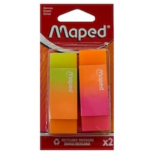 Maped Neon Eraser 2 pcs