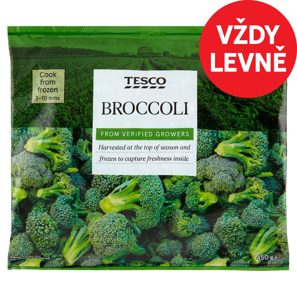 Tesco Brokolice 450g