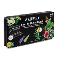 Hunter Price Artistry Twin Marker Pens 40 Pack