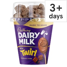 Cadbury Dairy Milk Chocolate Dessert with Twirl Pieces 345g