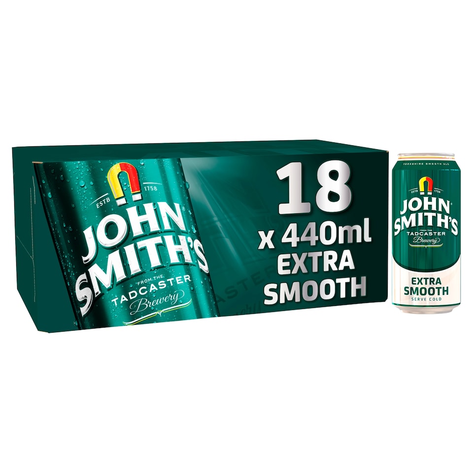 image 1 of John Smith's Extra Smooth Ale 18 x 440ml