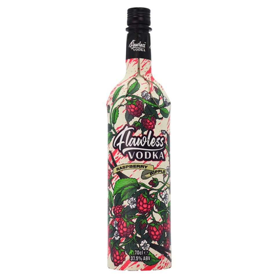 Flawless Vodka Raspberry Ripple 70Cl Tesco Groceries